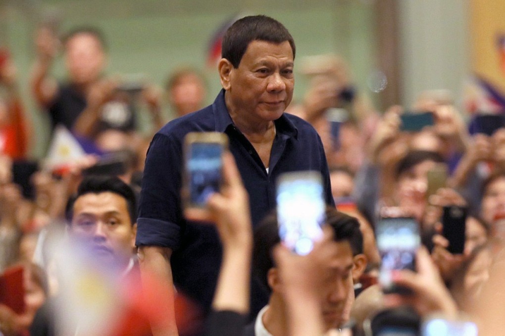 Philippine President Rodrigo Duterte’s fondness for swearing has not put off supporters. Photo: EPA-EFE