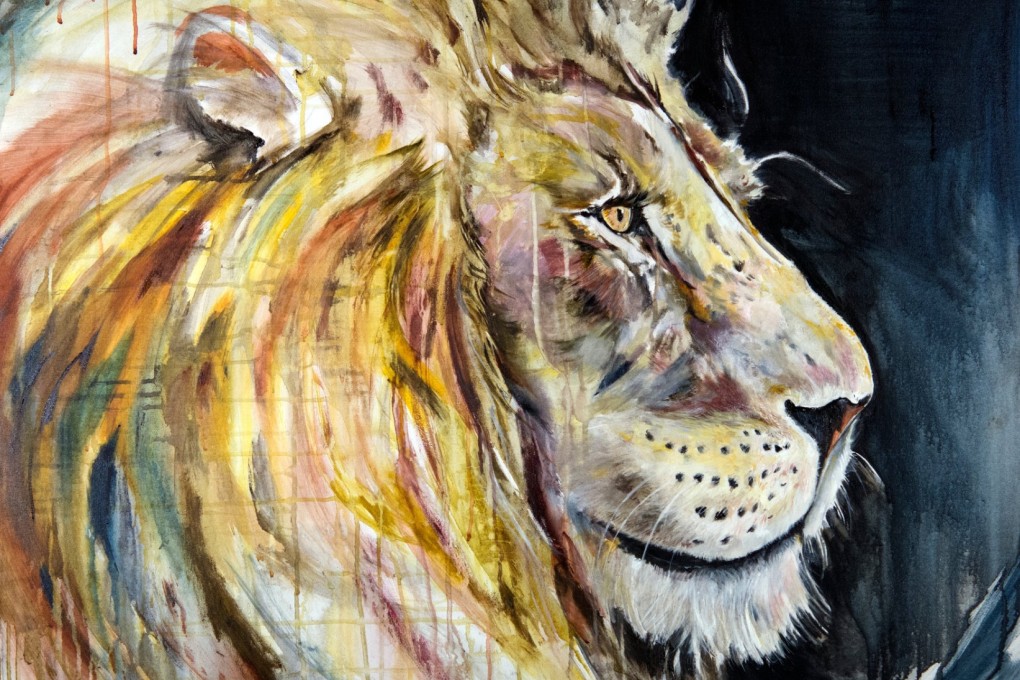 Marc Allante’s “Uneasy Lies The Head That Wears The Crown”, one of the works currently showing at The Nate in Jordan as part of the Hong Kong Arts Collective’s inaugural exhibition. All works below feature in the exhibition.