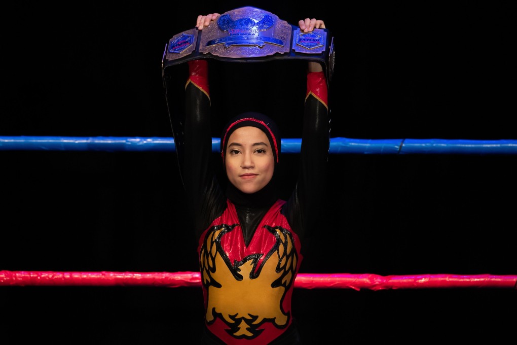 Malaysian wrestler Nor Diana: Photo: AFP