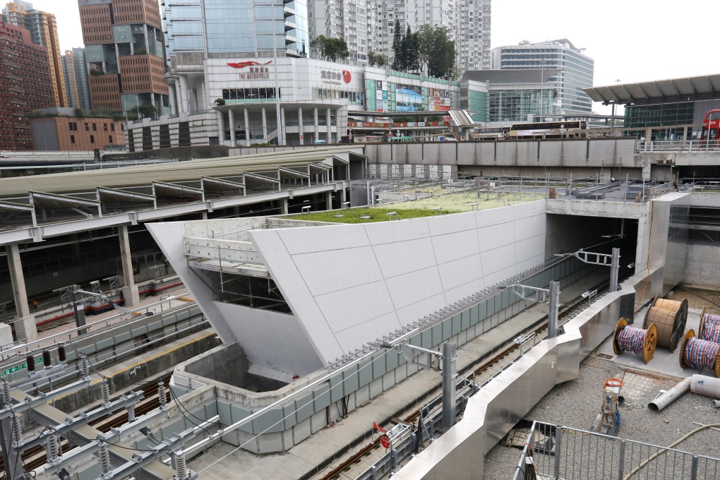 The Hung Hom MTR station has been plagued by accusations of shoddy work and scandal since May 2018. Photo: Dickson Lee