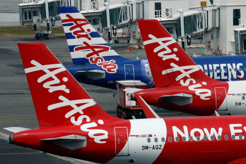 AirAsia planes at Kuala Lumpur International Airport in Malaysia. Photo: Reuters