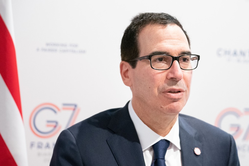 US Treasury Secretary Steven Mnuchin said face-to-face talks were possible. Photo: Bloomberg