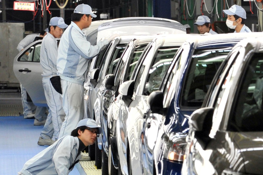 The United States is threatening to raise tariffs on Japanese vehicle imports from 2.5 per cent at present to 25 per cent. Photo: AFP