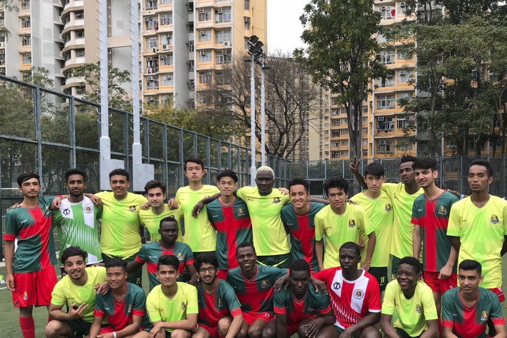 The players of All Black FC pose for a team photo. Photo: Handout