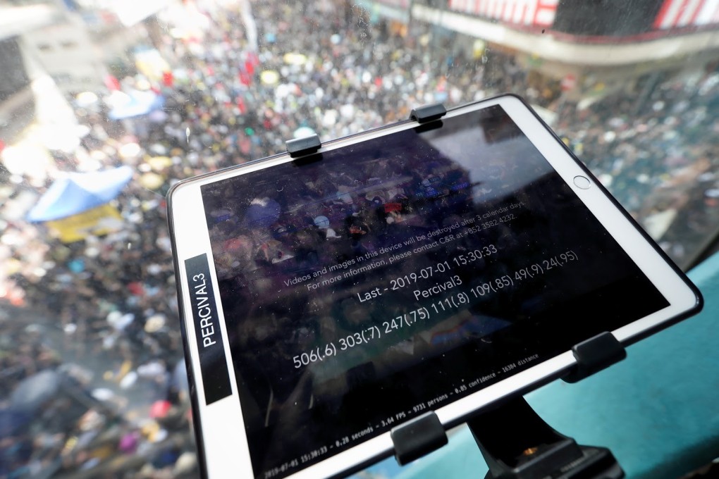 C&R Wise AI’s project concluded that 265,000 people joined the protest on July 1, while organisers said 550,000 people marched and the police estimated it was 190,000. Photo: Handout