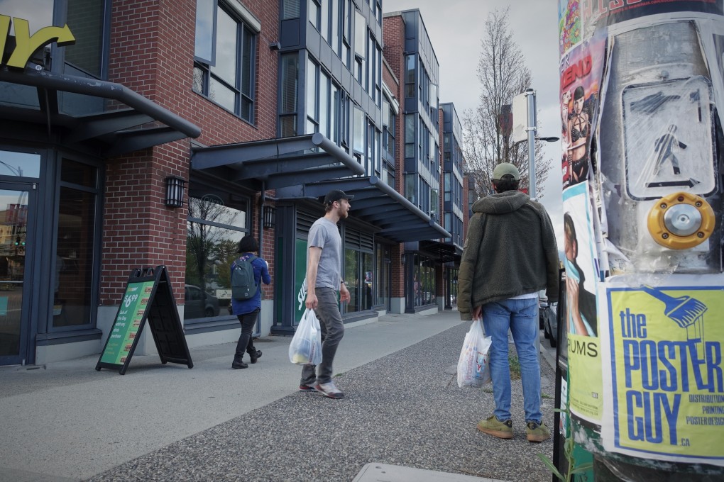 The corner of Vancouver's Cambie Street where the SCMP's Ian Young was called “the g-word” for the first time, by a man pushing a shopping trolley. Photo: Ian Young