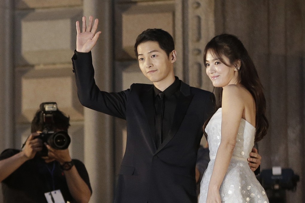 Song Joong-ki and Song Hye-kyo. Photo: AP