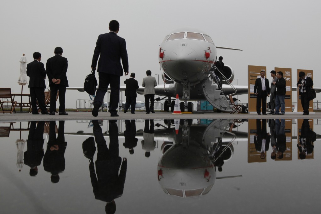 In April, Gulfstream said that they “currently have more than 335 aircraft in service in the Asia-Pacific region”, among which nearly 200 are in China. Photo: AP