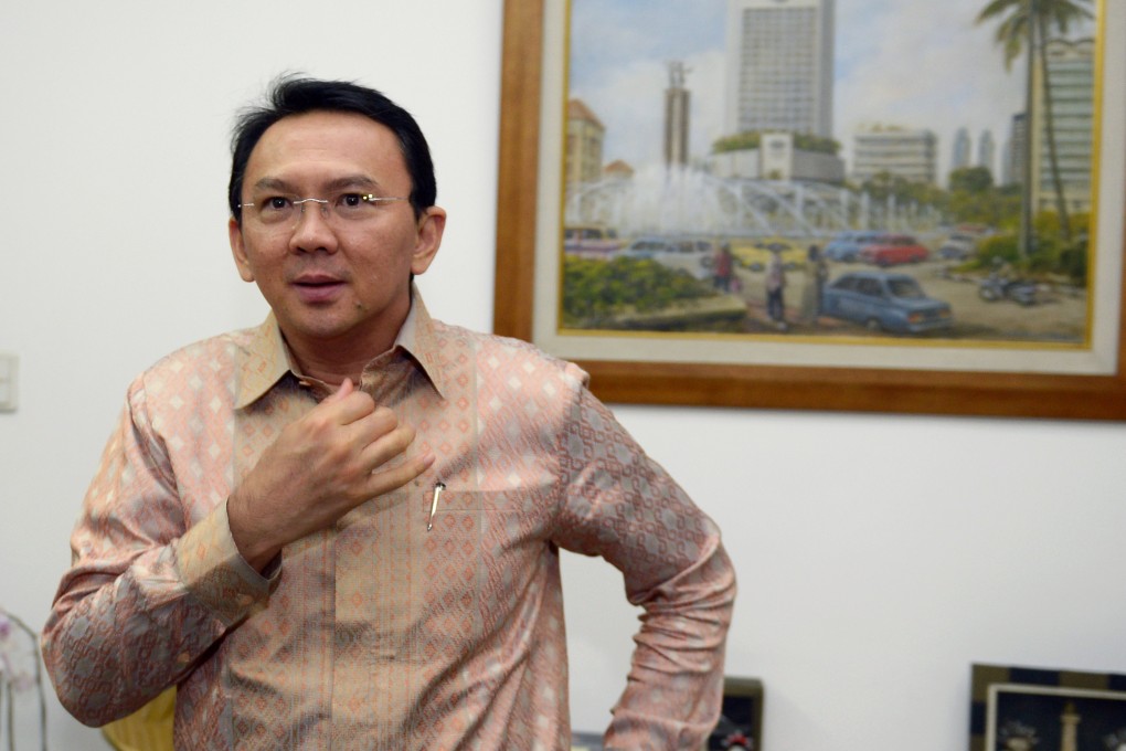 Former Jakarta governor Basuki Tjahaja Purnama pictured in 2014. Photo: AFP