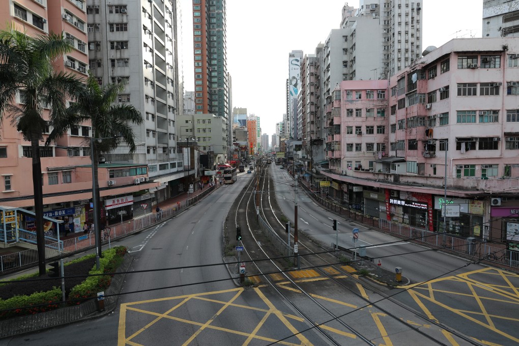 Yuen Long a day after protesters and commuters were attacked at its MTR station. Photo: Sam Tsang