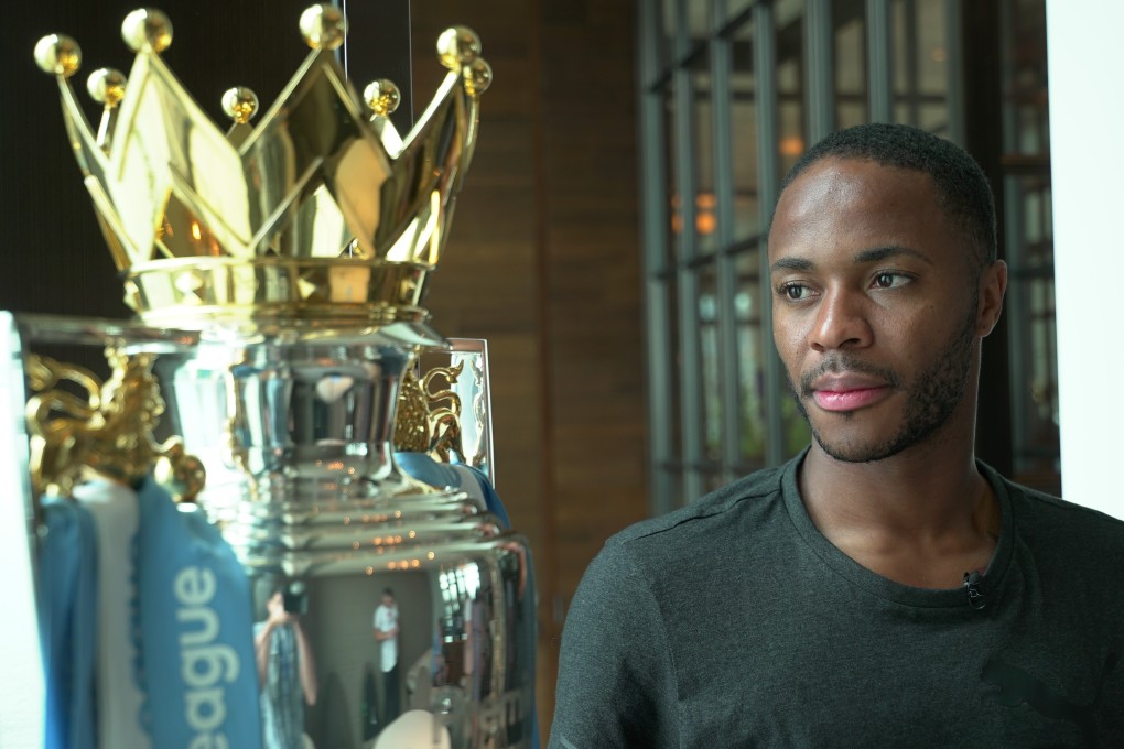 Raheem Sterling is in Hong Kong with Manchester City for their friendly against Kitchee. Photo: Dayu Zhang