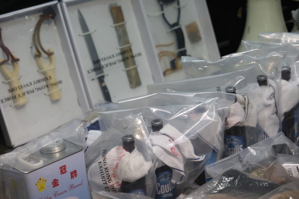 Police say the explosives seizure is the largest in the city since 1997. Photo: Felix Wong