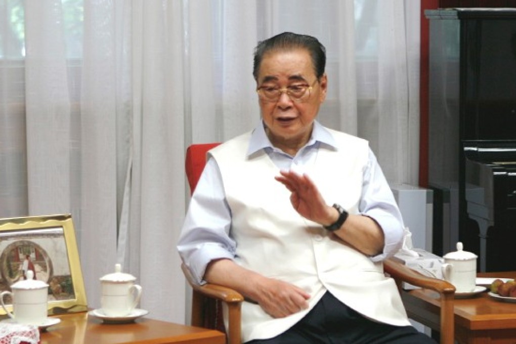 Li Peng is best remembered in Hong Kong for ordering the June 4 Tiananmen crackdown, the official verdict that justified it and the witch hunt he launched for democracy activists. Photo: Beijing Institute of Technology
