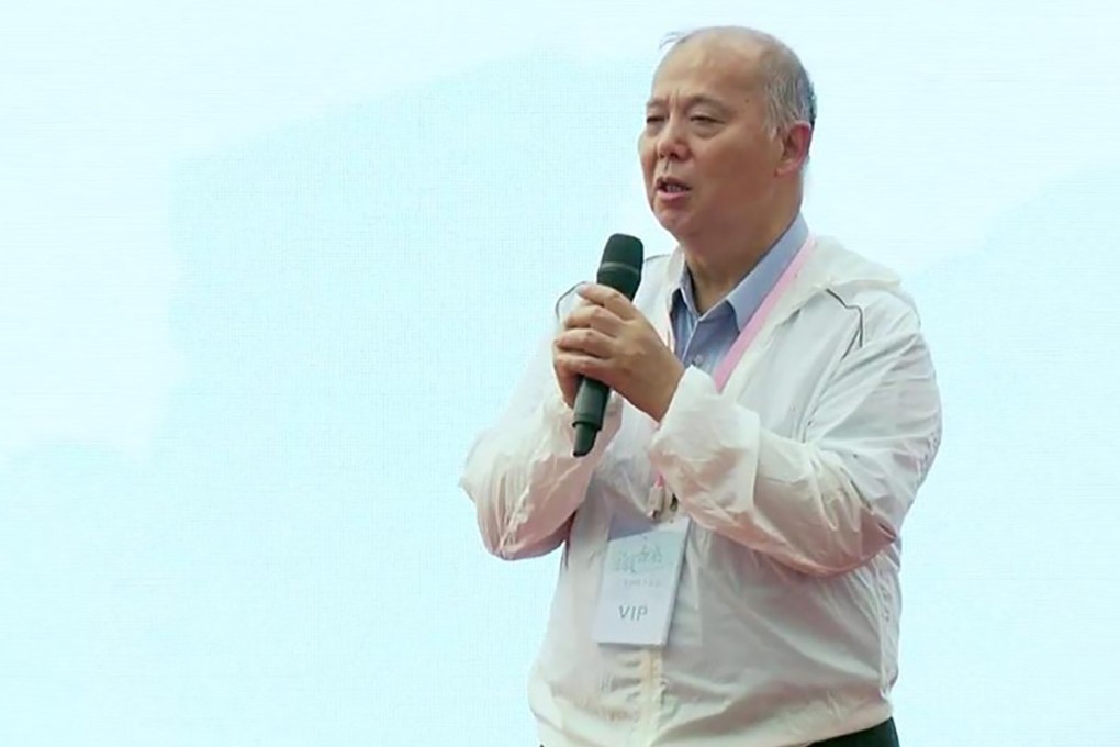 Arthur Shek at the ‘Safeguard Hong Kong’ rally in Tamar Park last Saturday. Photo: Twitter