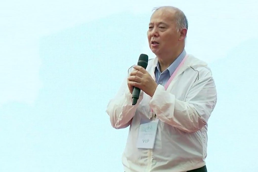 Arthur Shek at the ‘Safeguard Hong Kong’ rally in Tamar Park last Saturday. Photo: Twitter