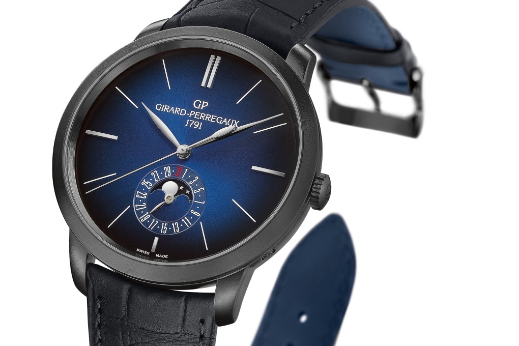 The Girard-Perregaux 1966 Blue Moon watch.