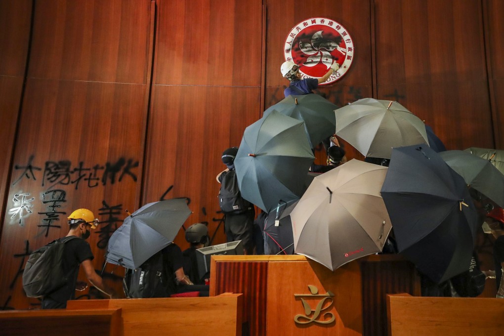 Germany has been accused of “inciting the violent entry” of protesters to Hong Kong’s Legislative Council during a visit to Beijing by German parliamentarians. Photo: Winson Wong