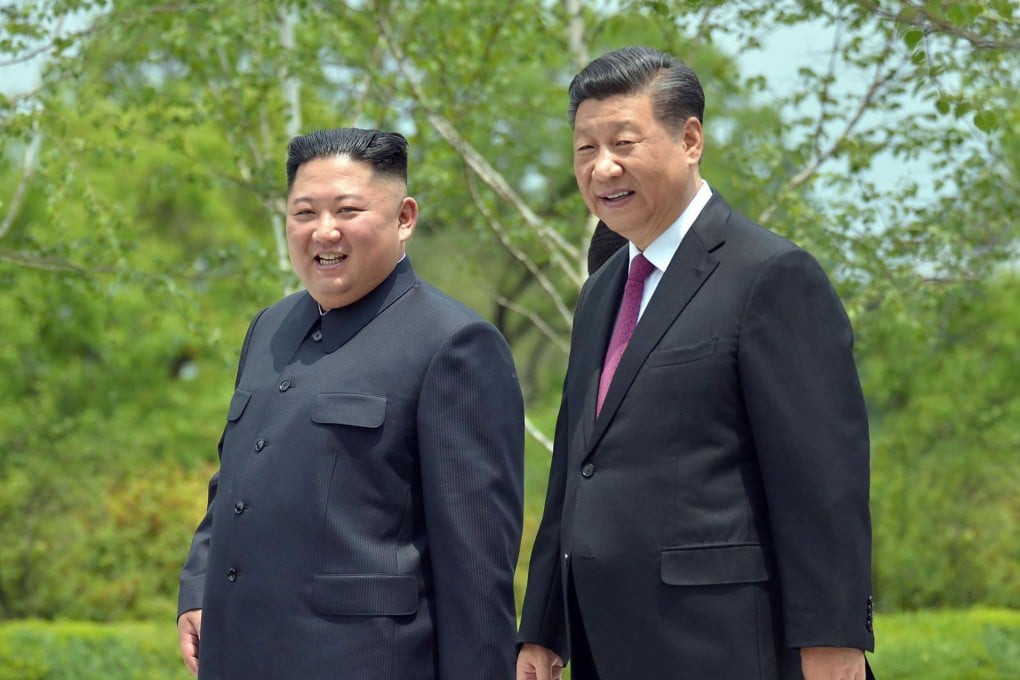 Chinese President Xi Jinping and North Korean leader Kim Jong-un met in Pyongyang last month. Photo: AFP