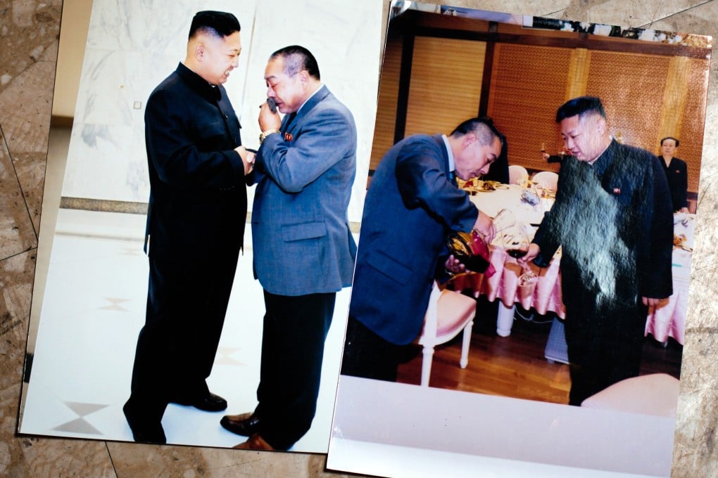 Sushi chef Kenji Fujimoto’s photos of himself with North Korean leader Kim Jong-un. Photo: The Washington Post.