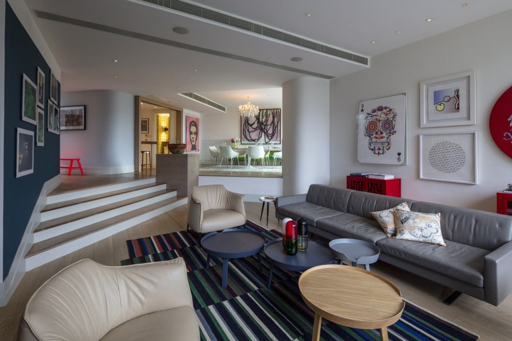 This home on The Peak, in Hong Kong, had been unoccupied for three years before the current tenants moved in and transformed it into a quirky home filled with jaw-dropping art. Photography and video: John Butlin. Styling: Aviva Duncan. Photo assistant: Timothy Tsang