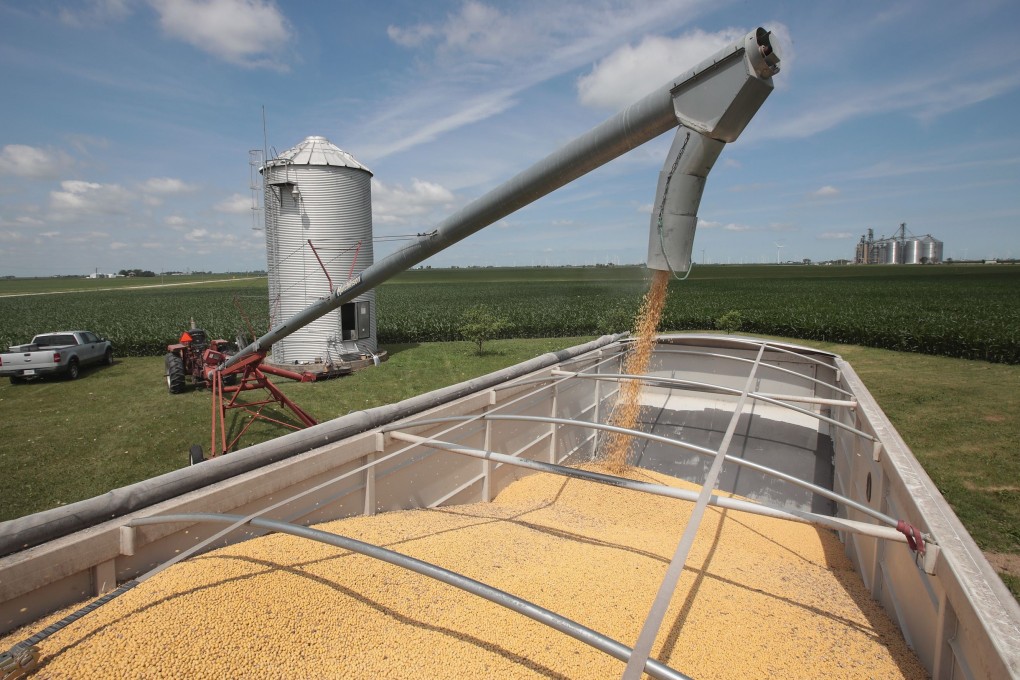 In the first six months of the marketing year, between October 2018 and March 2019, China bought just 2.7 million metric tonnes of US soybeans, around a tenth of the 24.4 million metric tonnes during the same period the previous year. Photo: AFP