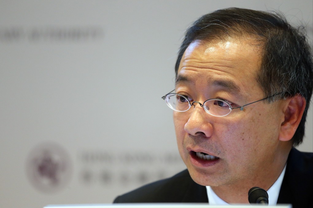 Eddie Yue Wai-man, deputy chief executive of the Hong Kong Monetary Authority, will become the head of the city’s de facto central bank in October. Photo: David Wong