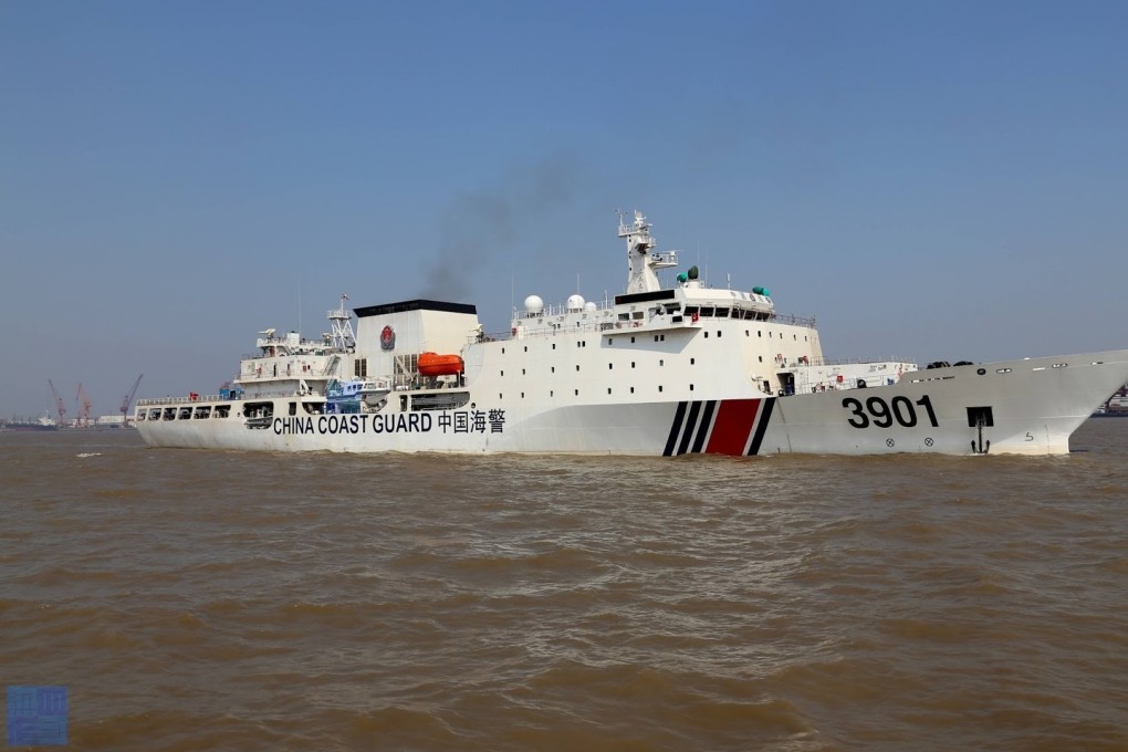 The deployment of Haijing 3901, one of the world’s largest coastguard vessels, showed Beijing’s willingness to use maritime law enforcement ships to impose its claims. Photo: Handout