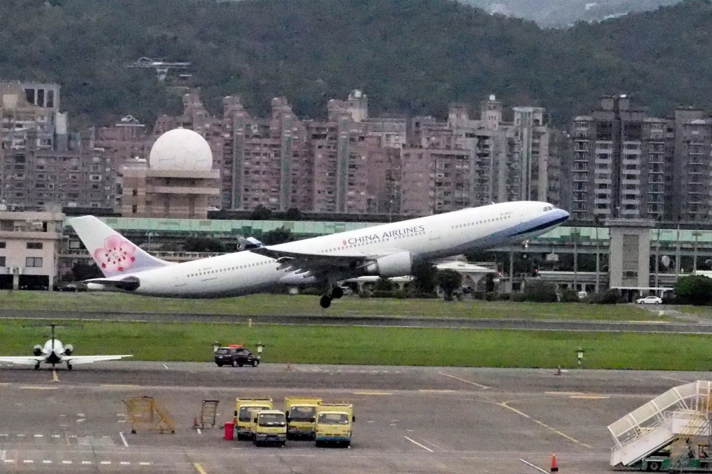 A smuggling scandal implicating Taiwan’s presidential bodyguards has engulfed China Airlines. Photo: EPA-EFE