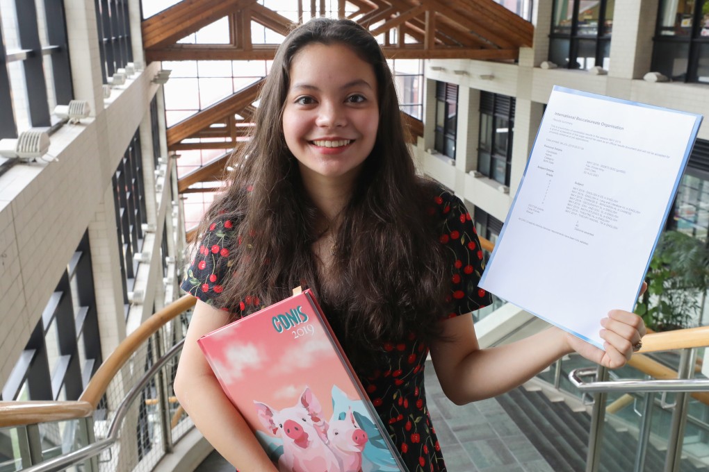 Eloise Fan of the Canadian International School was one of the Hong Kong top scorers in the International Baccalaureate this year. Photo: Dickson Lee