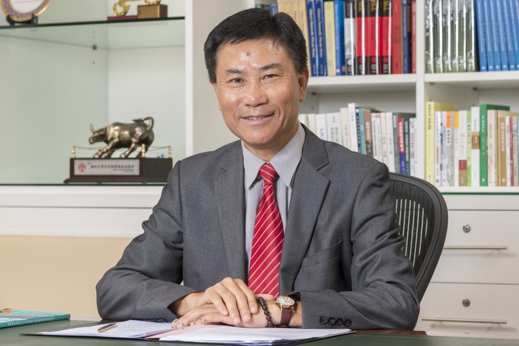 Leonard Cheng, the president of Lingnan University, said he attended the protest at Yuen Long not to show support but to ensure safety of students, staff and alumni. Photo: Handout