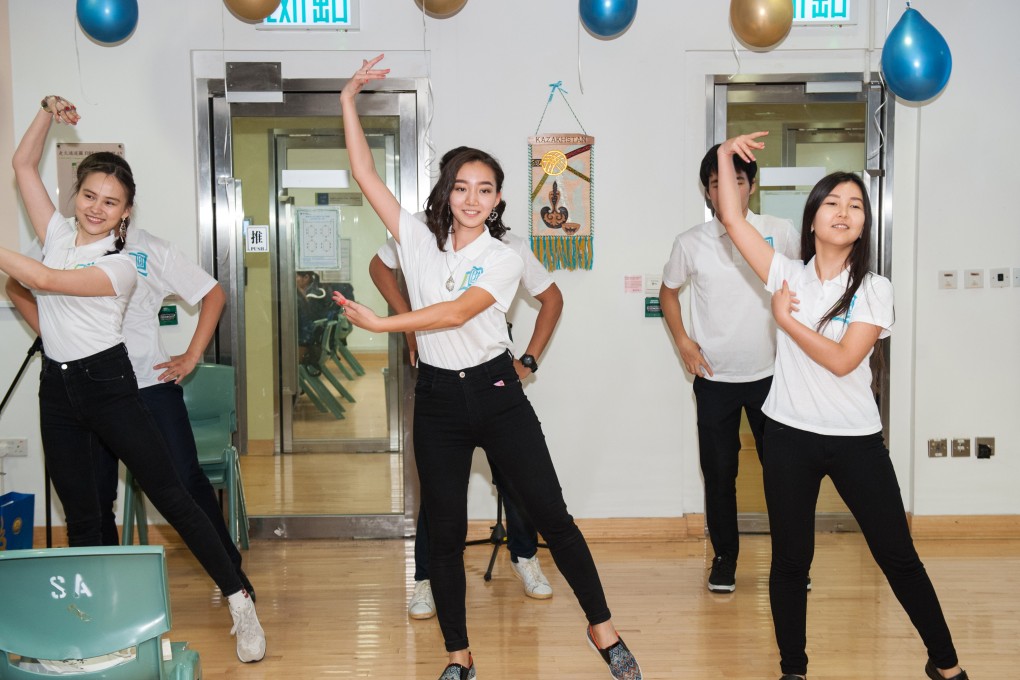 HKBU students from Central Asia performing a Kazakh traditional dance at a Spring Festival event. Photo: Handout