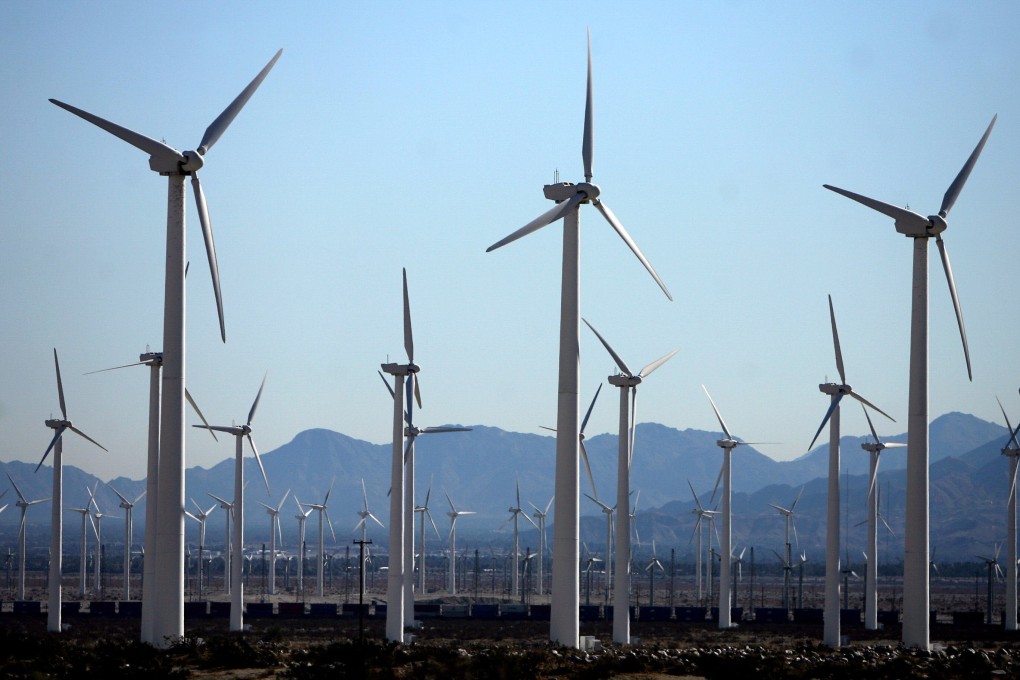 China is building renewable energy projects domestically to reduce coal’s share of its energy mix. Photo: AFP