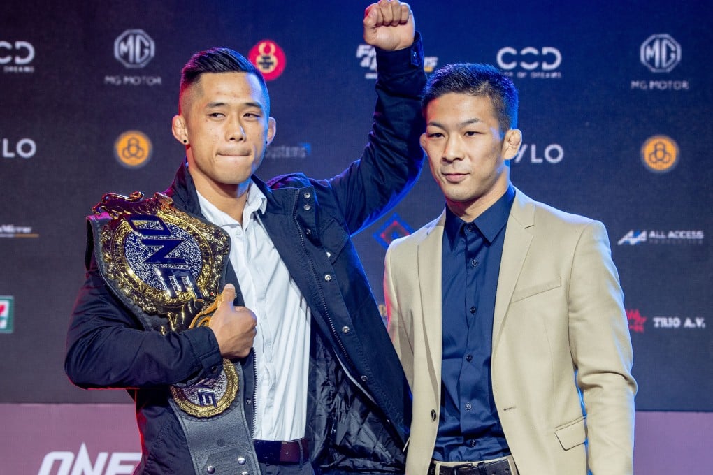 Martin Nguyen (left) and Koyomi Matsushima at Tuesday’s One Championship press conference in Manila. Photos: One Championship