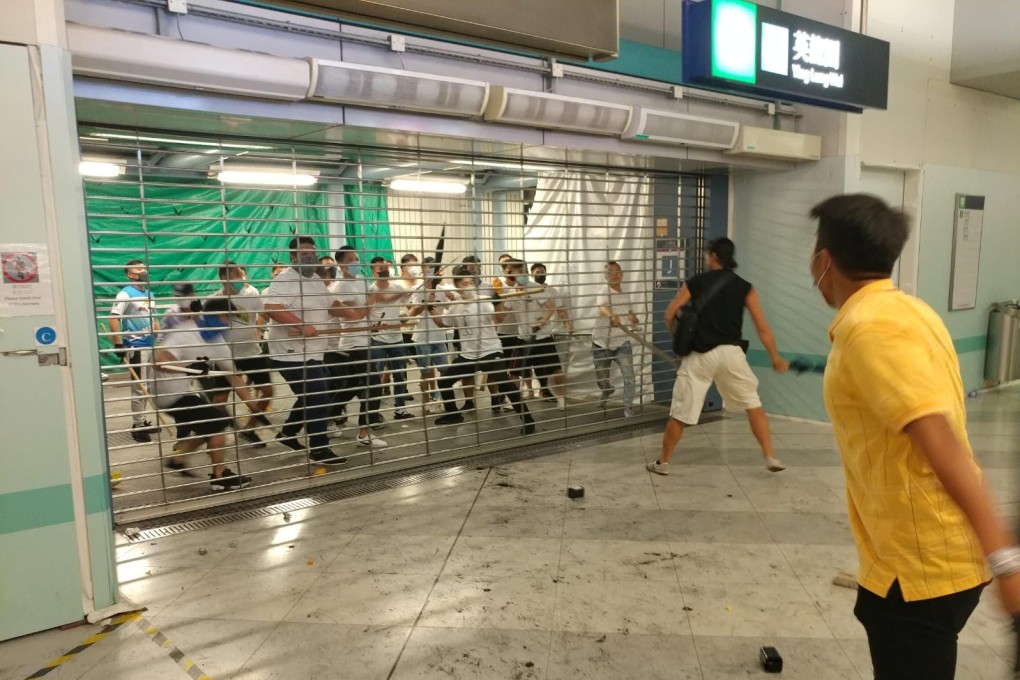 The Yuen Long mob had primarily targeted people returning from a protest, but attacked citizens indiscriminately. Photo: SCMP Pictures