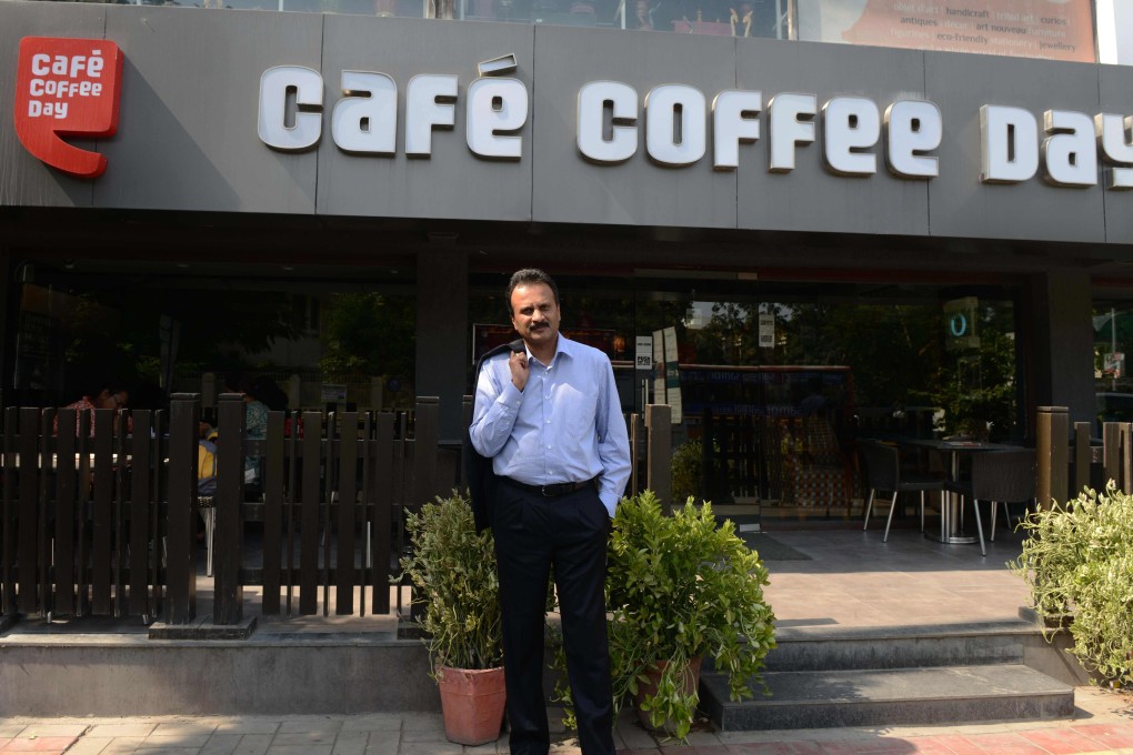 Coffee tycoon VG Siddhartha, owner of the Cafe Coffee Day chain. File photo: AFP