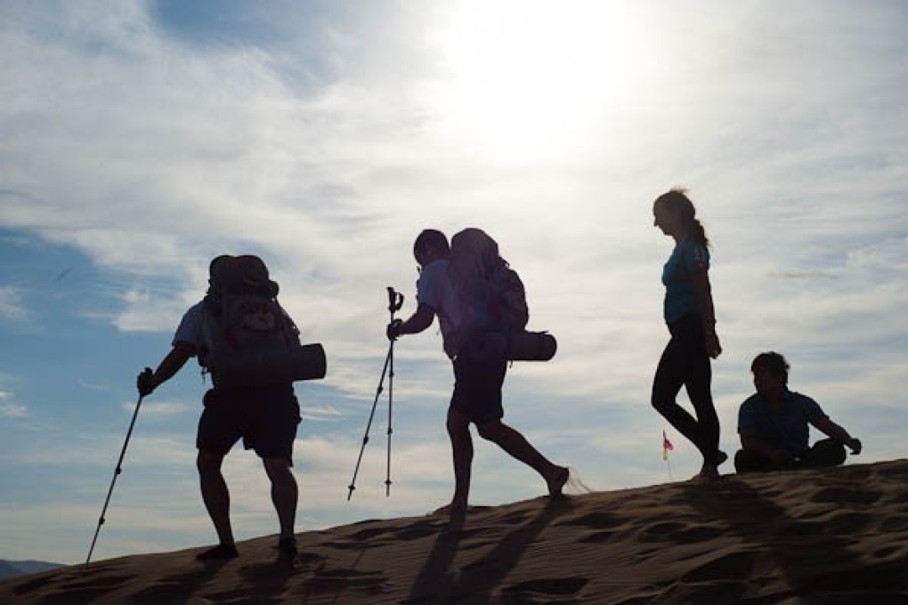 The Gobi March is a 250km multi-stage ultramarathon. Photo: RacingThePlanetLtd