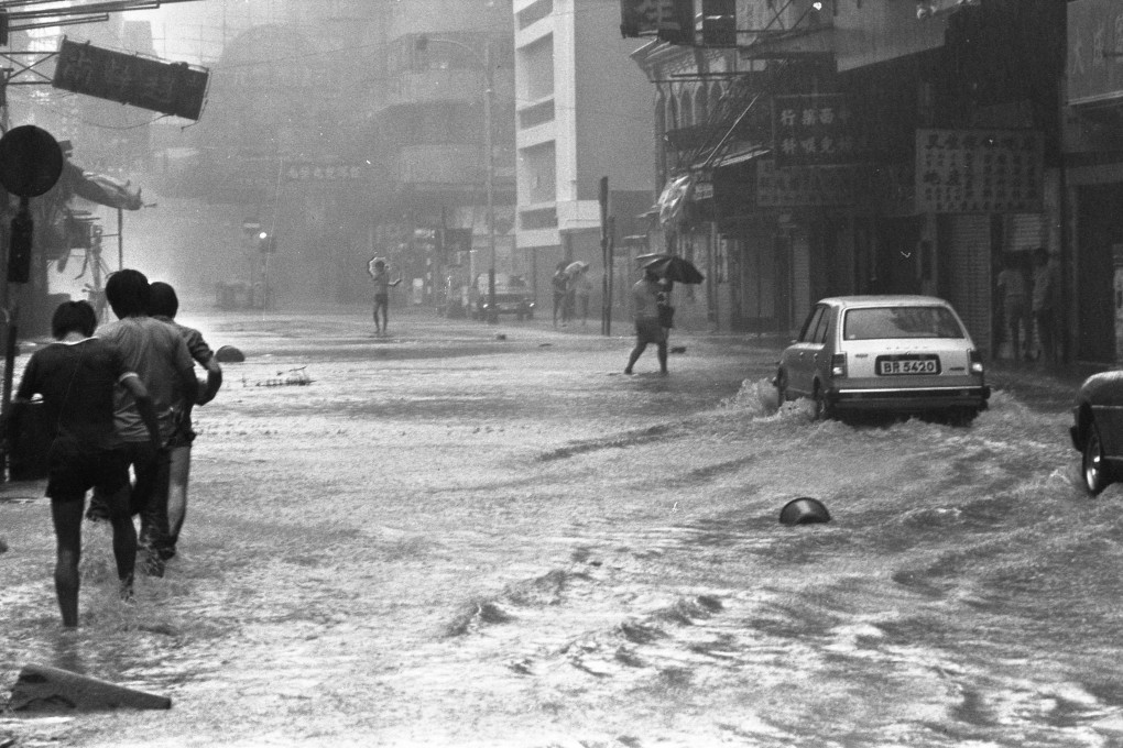 Typhoon Hope brought widespread destruction to Hong Kong in early August 1979. Photo: Chan Kiu