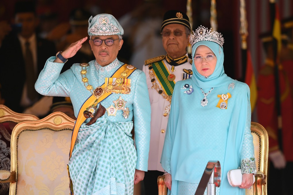 Malaysia’s new king, Sultan Abdullah Sultan Ahmad Shah, was officially crowned king of Malaysia on Tuesday. Photo: AFP