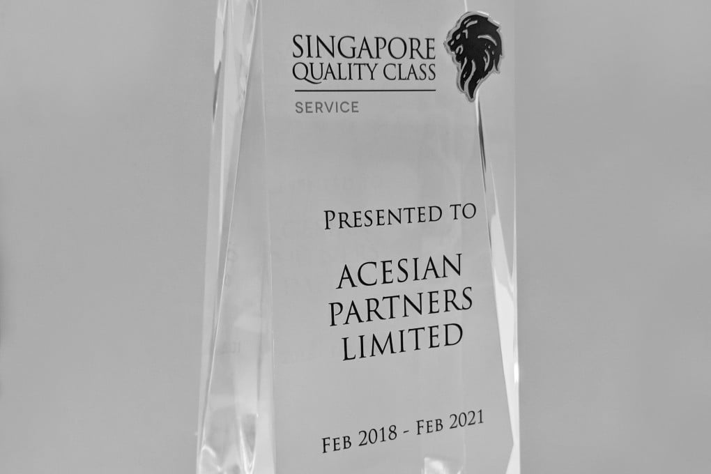 Acesian Partners has been awarded the Singapore Quality Class for service excellence.