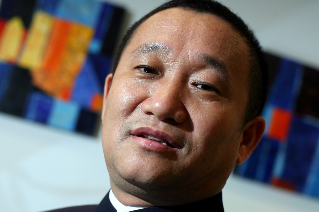 China Zhongwang Holdings founder Liu Zhongtian at an interview at Shui On Centre in Hong Kong in April 2009. Photo: Sam Tsang