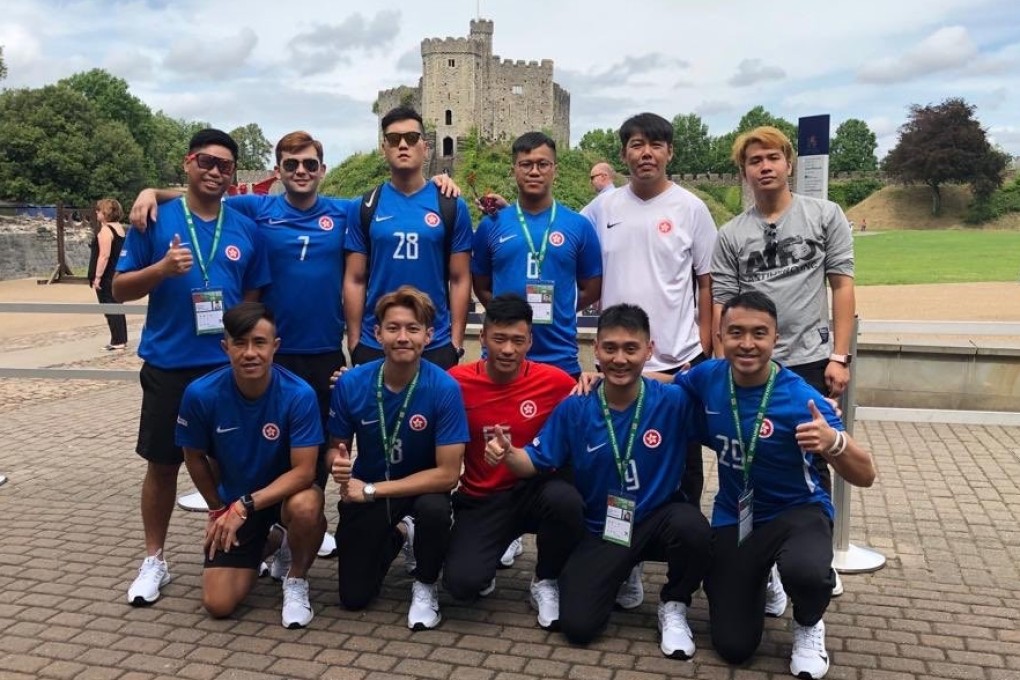 The Hong Kong Homeless World Cup 2019 team in Cardiff, Wales. Photo: Twitter/@Newydd Housing
