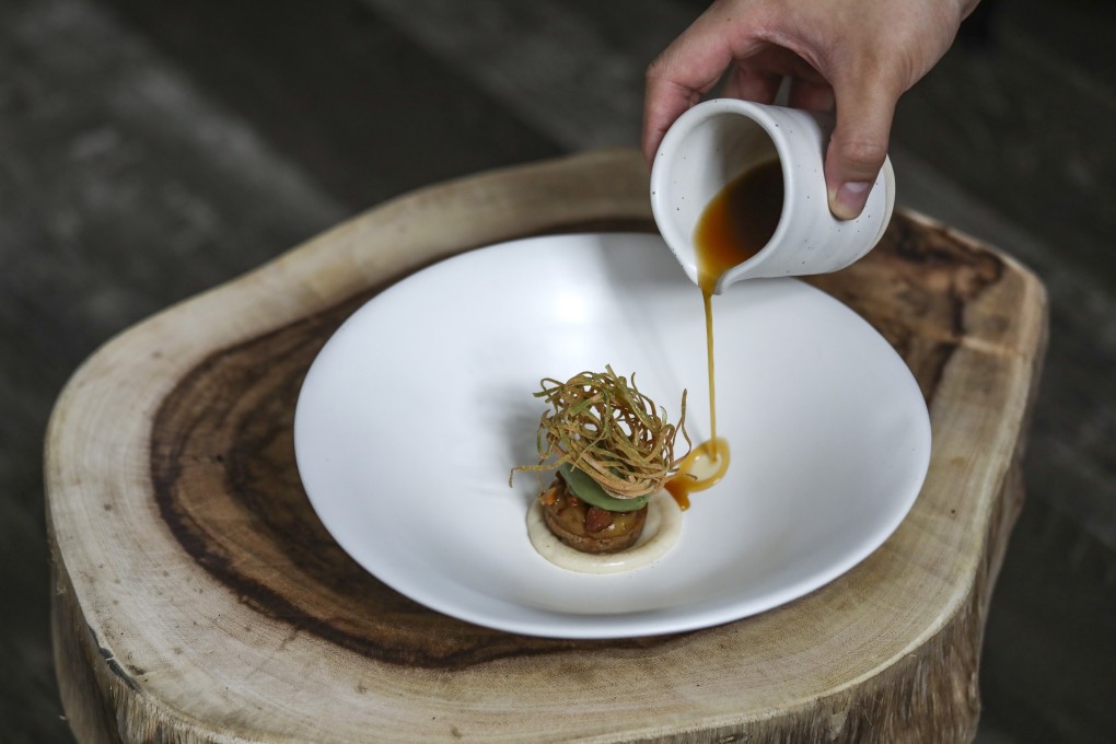Kataifi at Nectar in Hong Kong, a new high-end restaurant focusing on plant-based dishes. Photo: Jonathan Wong