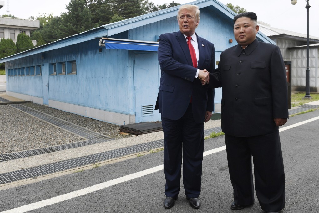 US President Donald Trump with North Korean leader Kim Jong-un. Photo: AP