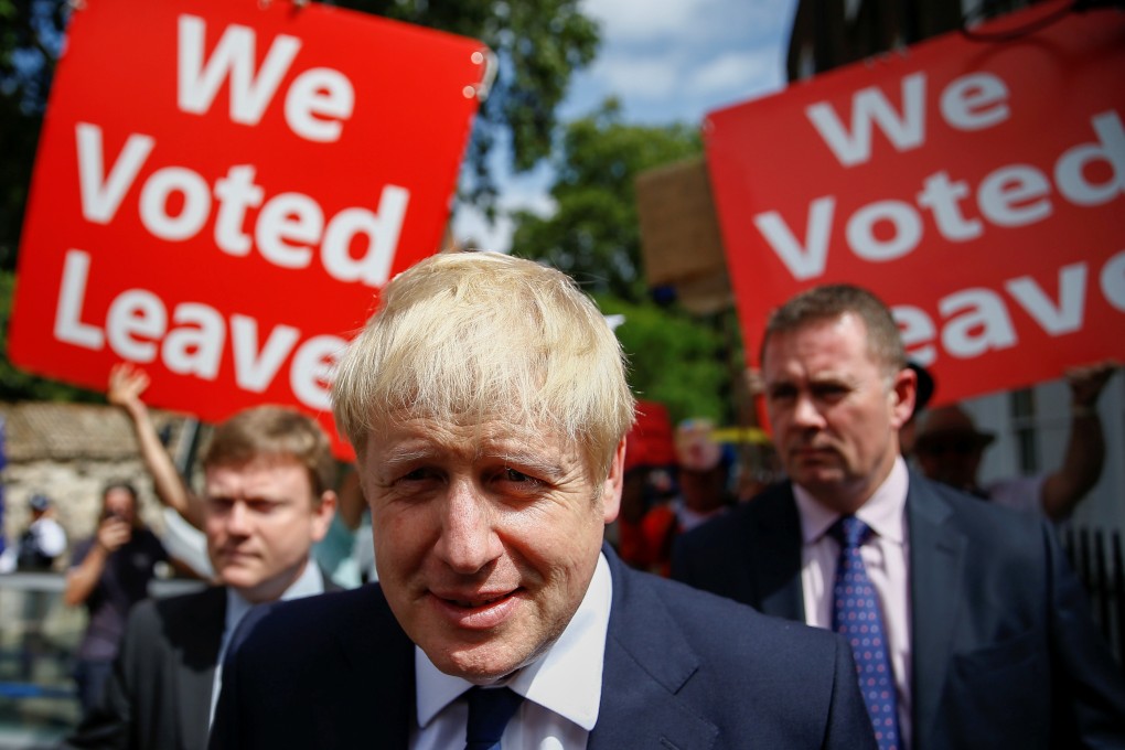Boris Johnson has confidently predicted that the UK will leave the European Union, and said he will not talk to EU unless it is open to renegotiations, particularly over the Irish backstop issue. Photo: Reuters