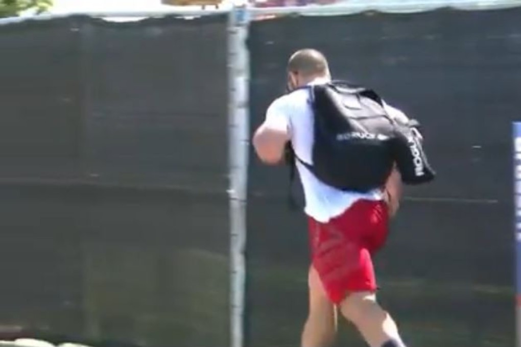CrossFit Games 2019 Mat Fraser penalised for dropping weight on Ruck run mistake costs him the lead South China Morning Post