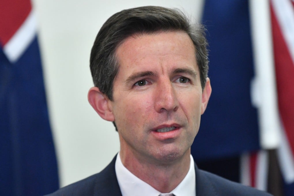 Australian Trade Minister Simon Birmingham says the Australian government wants to see further action from China on flashpoints such as intellectual property reform. Photo: EPA-EFE
