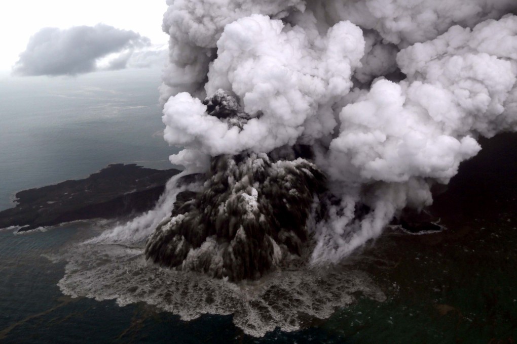 The Krakatoa volcano in Indonesia can be thought of as among the largest “natural” furnaces in the world. Photo: AFP