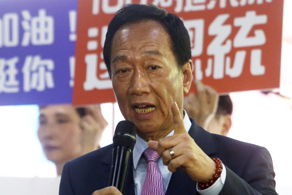 There is mounting speculation over whether Foxconn founder Terry Gou will run as an independent in Taiwan’s 2020 presidential election. Photo: AP