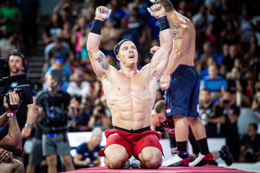 Noah Ohlsen showed Mat Fraser is (somewhat) human in stealing his leader jersey for part of the CrossFit Games. Photo: CrossFit