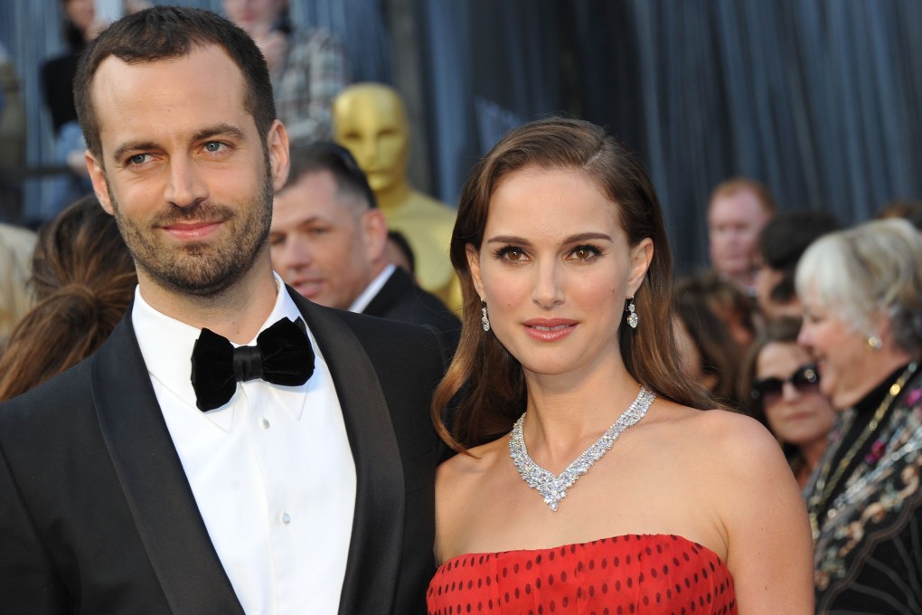 French dancer and choreographer Benjamin Millepied attends the 84th Academy Awards in Hollywood with his wife, actress Natalie Portman. They met on the set of 2010 thriller Black Swan. Photo: AFP